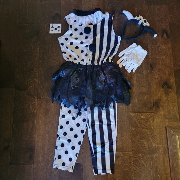 NWOT Mepase Punky Jester clown Halloween costume Size Medium - Picture 2 of 5